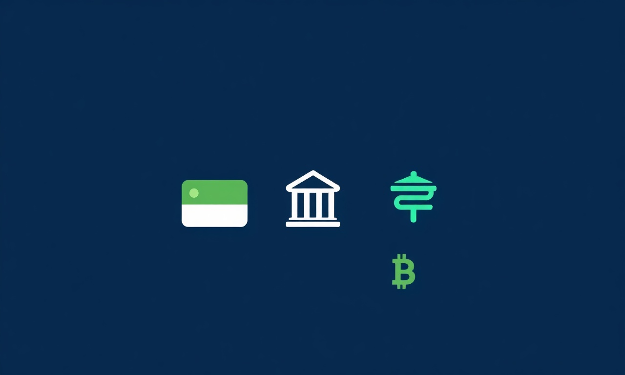 SMSOnayVer odeme ekrani, kripto ve kredi karti secenekleri, minimal flat tasarim