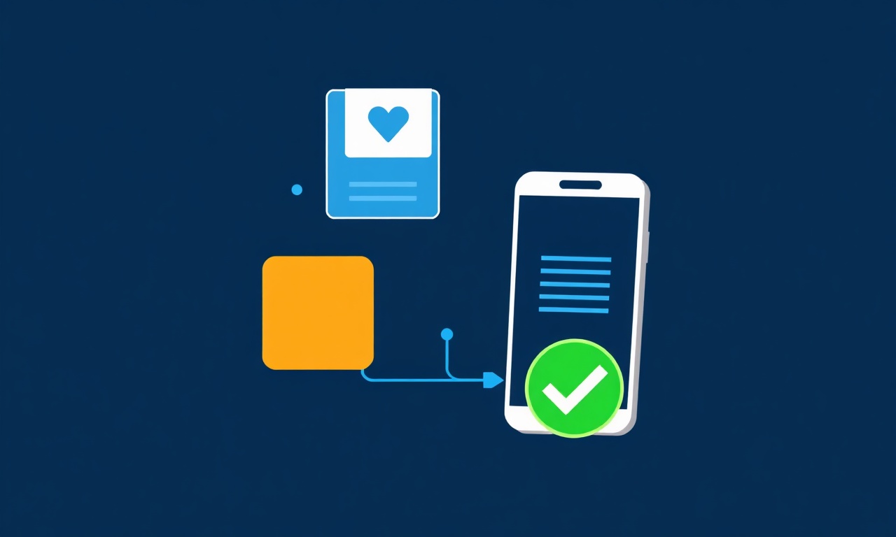 Amazon SMS onayı için sanal numara kullanımını gösteren minimal vektör illüstrasyon