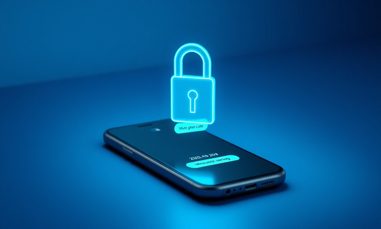 WhatsApp tek kullanımlık doğrulama kodu kavramı — telefonda kilit ve mesaj simgesi