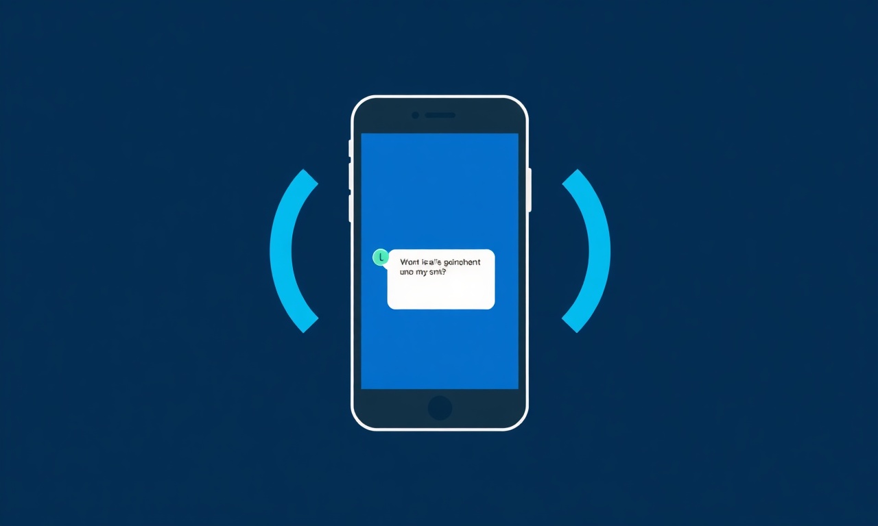 Wise SMS onayı için sanal numara kullanımını gösteren minimal vektör illüstrasyon